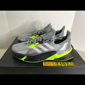 Adidas X9000L4 Grey Volt men's size 8us